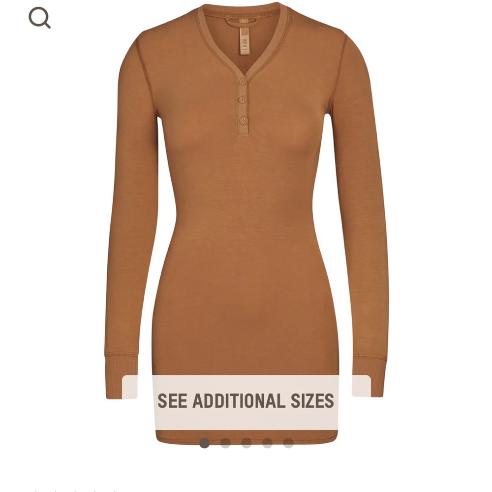 NWT Skims sleep Henley dress